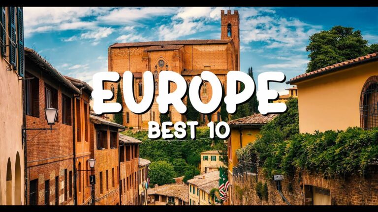 Best 10 Destinations to visit in Europe | Cinematic Travel Guide in 4K