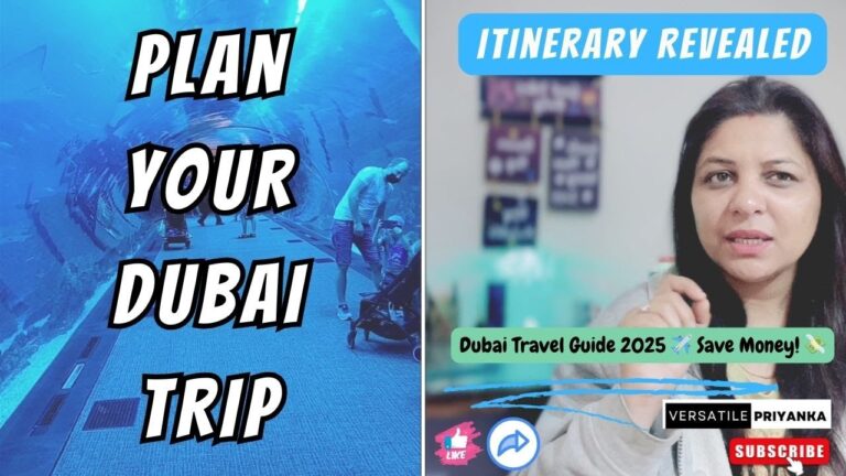 Dubai Itinerary 7 Days Budget 2025 | Budget Compare 2025, Visa,Flight,Hotel & Ticket Prices✈️ Part 1