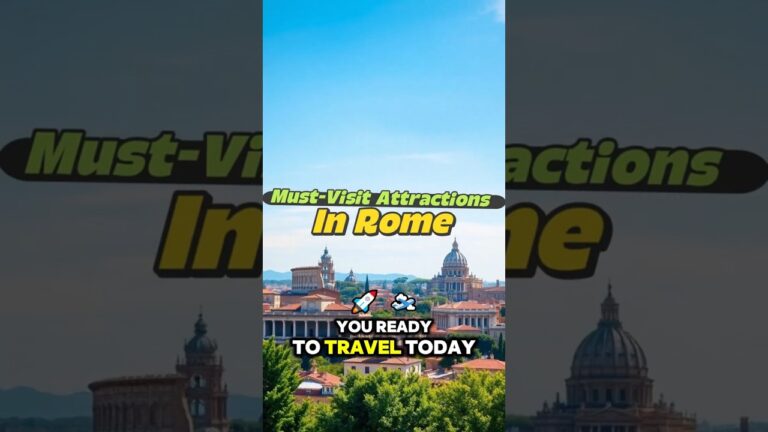 Rome’s TOP Must-See Attractions You Won’t Want to Miss! | Travel