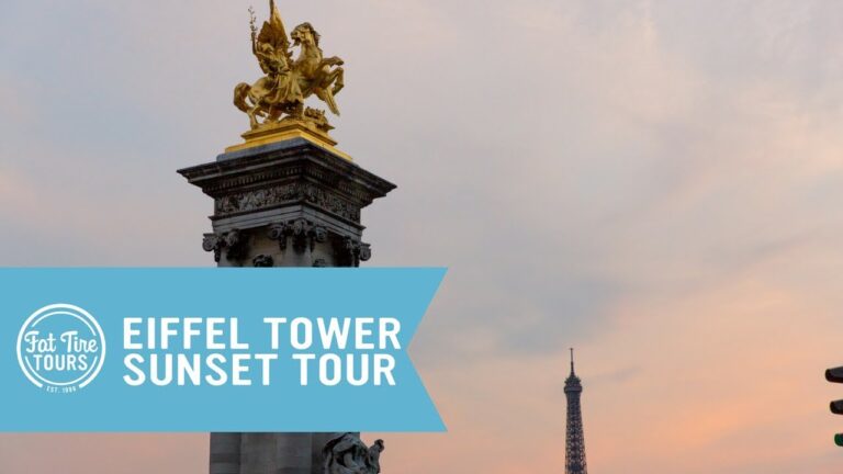 Skip-the-Line and Catch the Sunset on the Eiffel Tower Tour with Fat Tire Tours!
