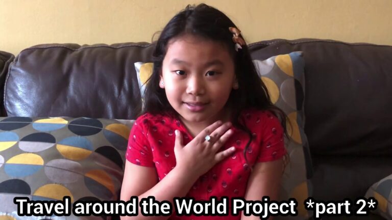 TRAVEL AROUND THE WORLD *part 2* | Lhanzey school project