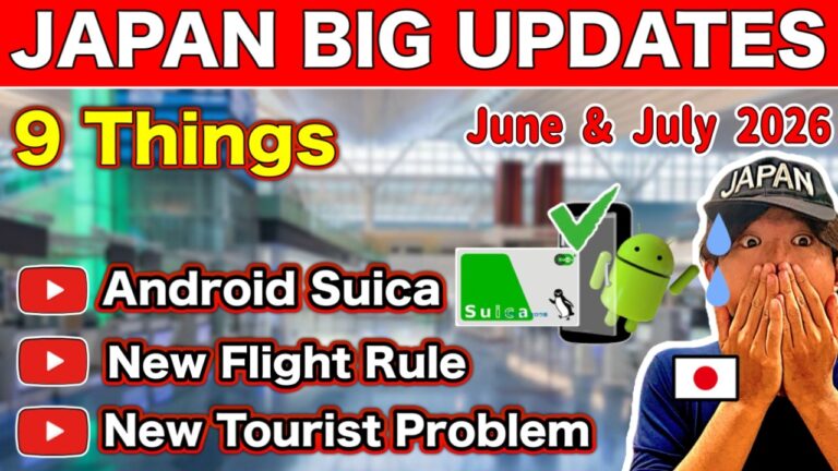 JAPAN HAS CHANGED in 2026 | 9 New Rules & Updates Tourists Must Know