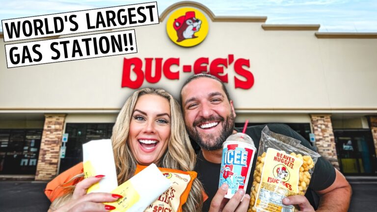 Visiting the WORLD’S LARGEST Gas Station (Buc-ee’s) in Sevierville, TN + the Top 10 Must-Try Foods!