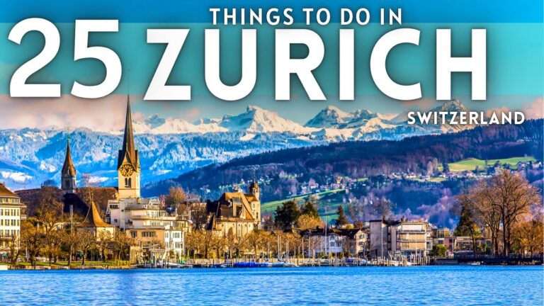 Best Things To Do in Zurich Switzerland 2026 4K