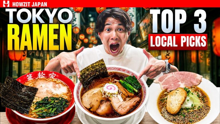 Top 3 Ramen Local Guide Recommend in Tokyo