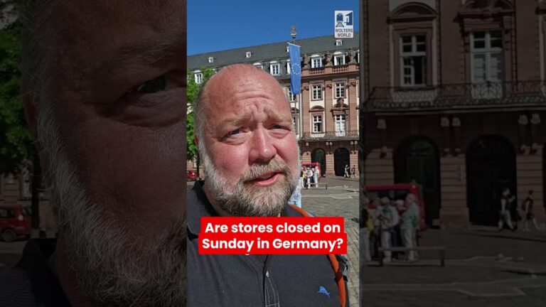 Is EVERYTHING CLOSED in Germany on Sundays? #germany